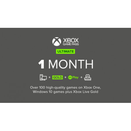 Xbox Game Pass Ultimate 1 Mois – Jouez Sans Limites sur Console, PC et Cloud